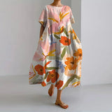 Jocelyn | Artful Floral Summer Dress