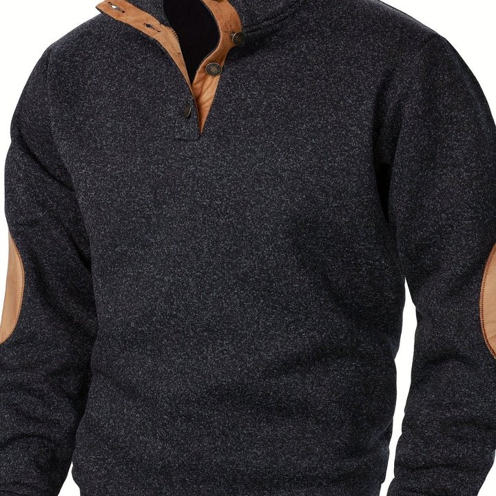 Wesson | Refined Button-Collar Pullover