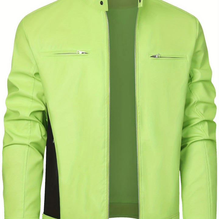 Julian | Stand-Collar Motorcycle Jacket
