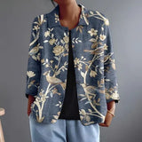 Marjorie | Botanical Print Jacket