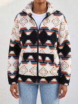 Sierra | Western Pattern Zip Jacket