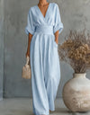 Lydia | Wide-Leg Wrap Jumpsuit
