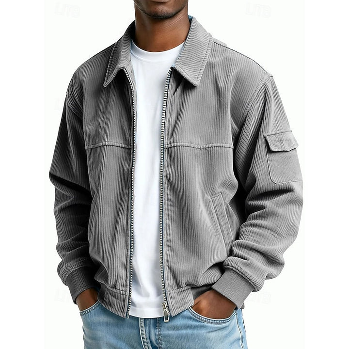 Cormac | Textured Zip Jacket