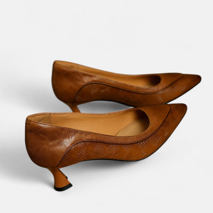 Colombe | Pointed Kitten-Heel Court Shoes