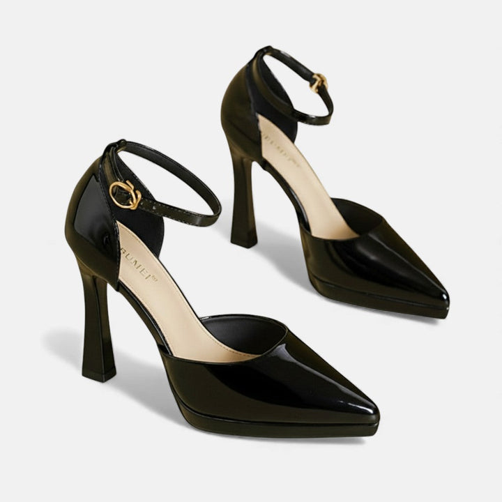 Gabrielle | Pointed Ankle-Strap Heels