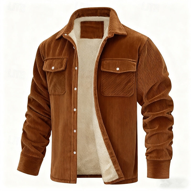 Garrett | Rugged Textured Overshirt Jacket