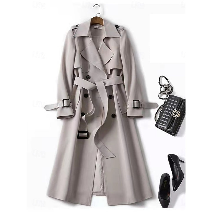 Amelia | Belted Longline Trench Coat