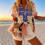 Claire | Artful Print Two-Piece Set