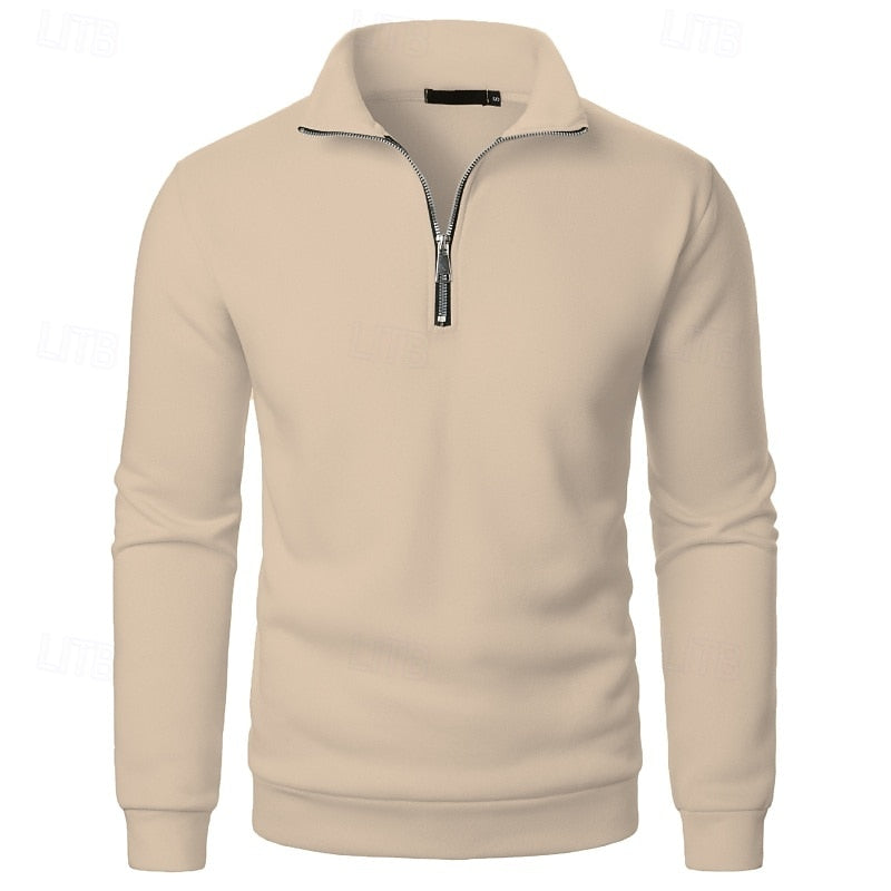 Gordon | Quarter-Zip Stand Collar Sweatshirt