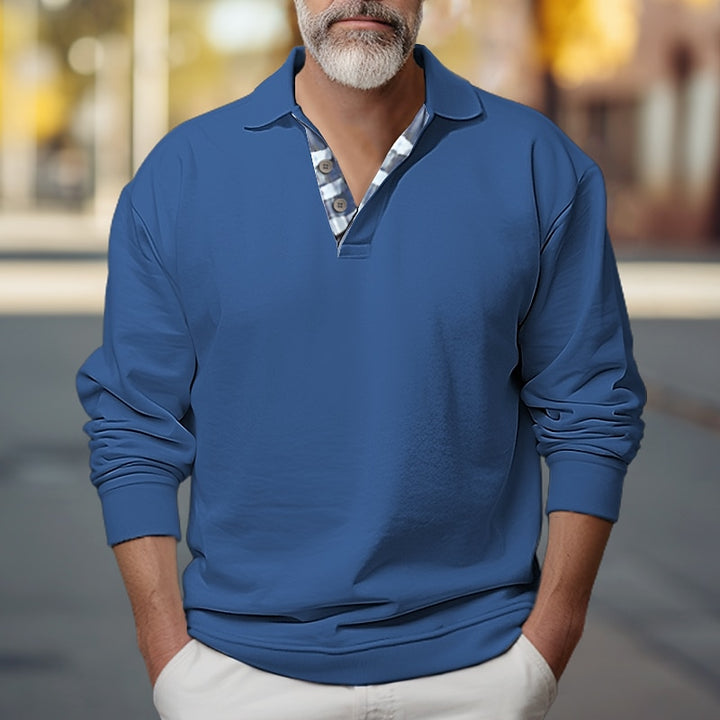 Gregory | Polo-Collar Sweatshirt