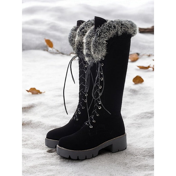 Ottilie | Cosy Fur-Trimmed Winter Boots