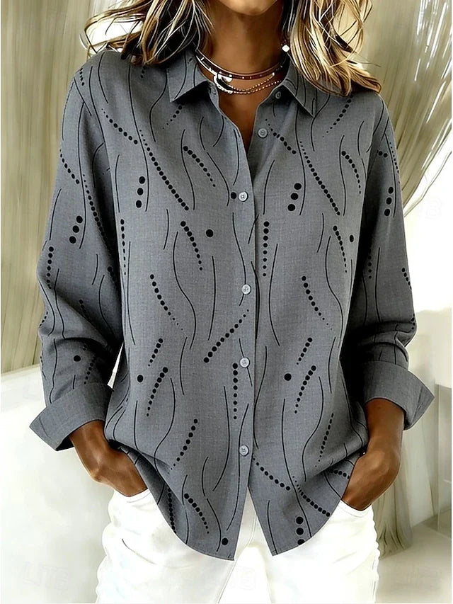 Vanessa | Relaxed Patterned Blouse