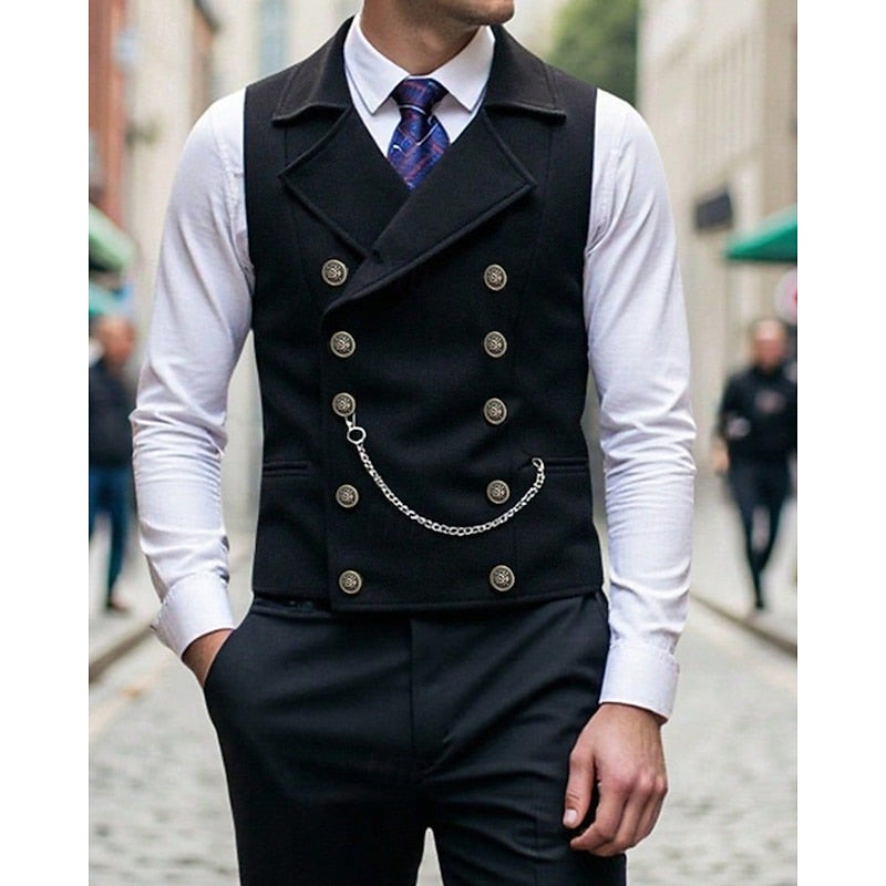 Ambrose | Double-Breasted Lapel Waistcoat