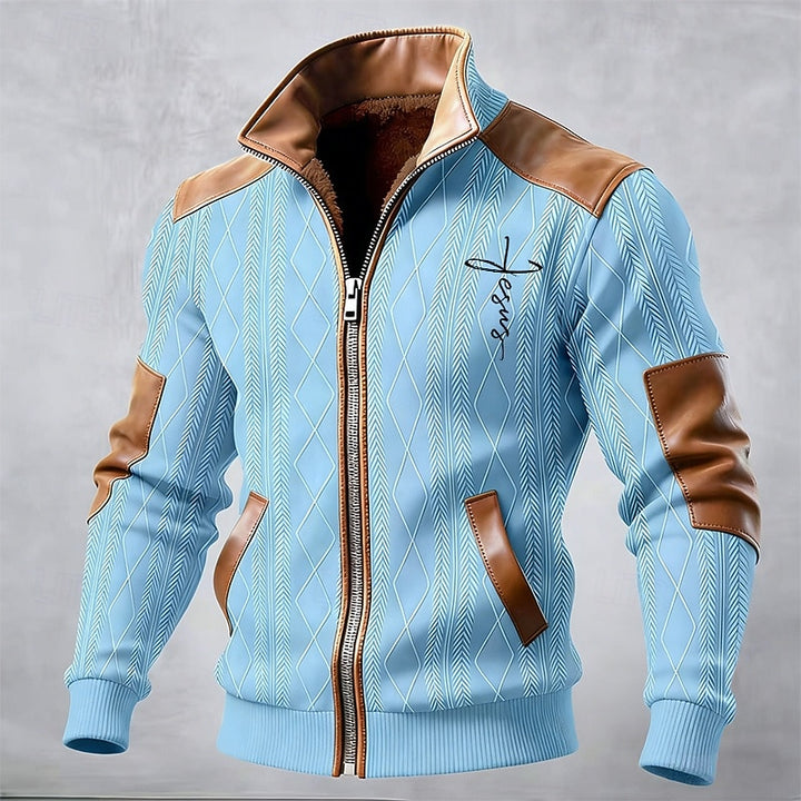Harold | Fleece-Lined Stand Collar Jacket