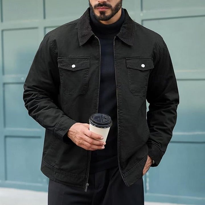 Marshall | Rugged Contrast-Collar Jacket