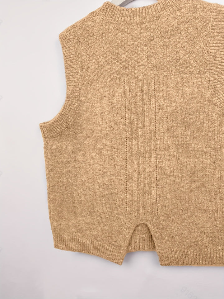 Evelina | Cable-Knit Vest