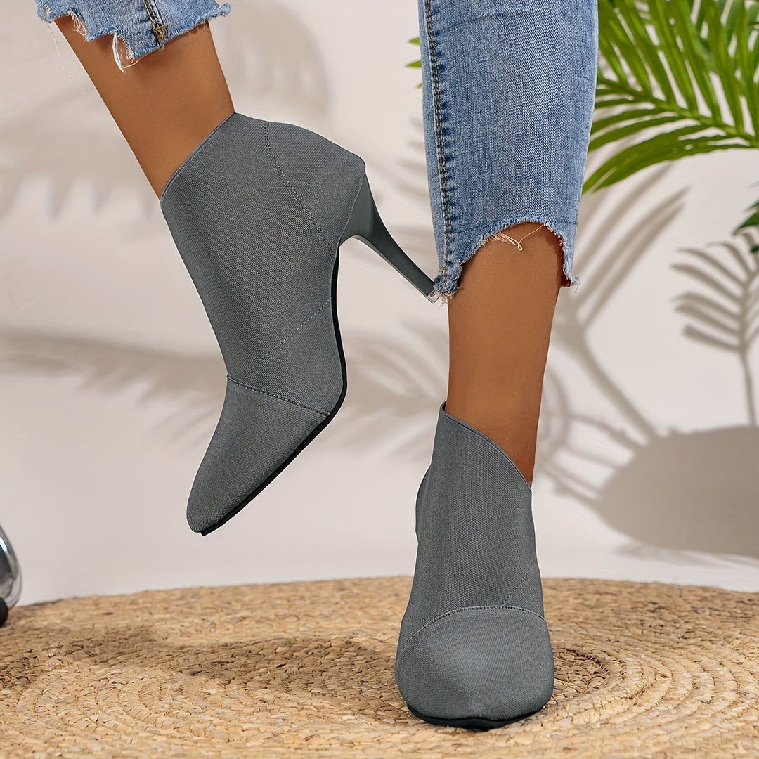 Priscilla | Pointed-Toe Stiletto Ankle Boots