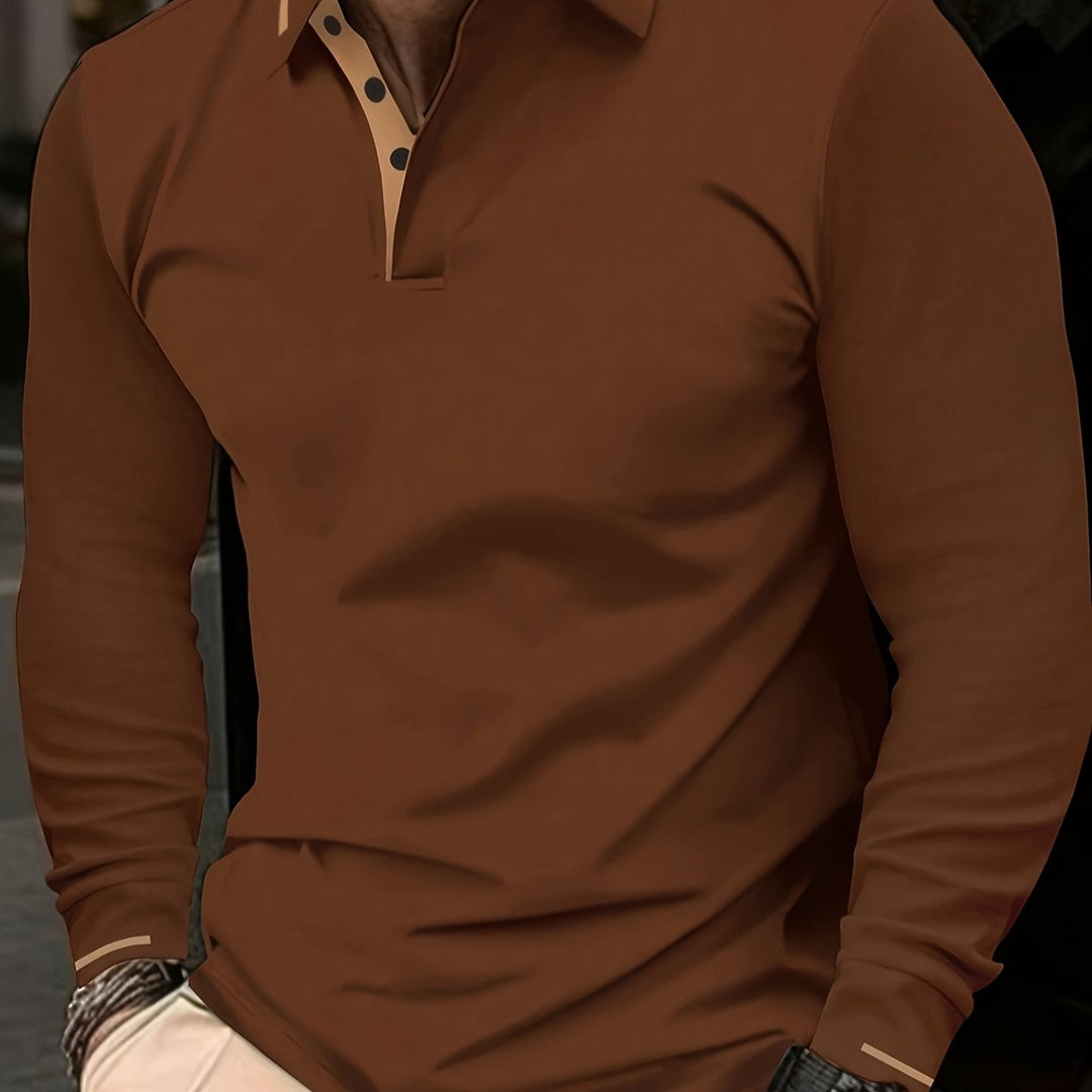Russell | Refined Long-Sleeve Polo Shirt