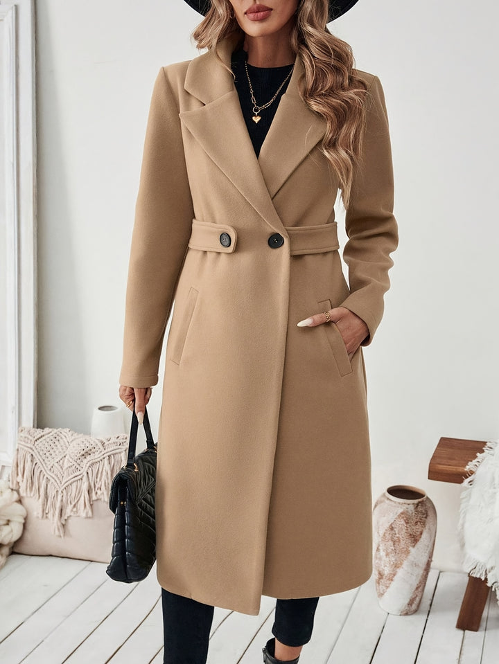 Genevra | Tailored Belted Long Coat
