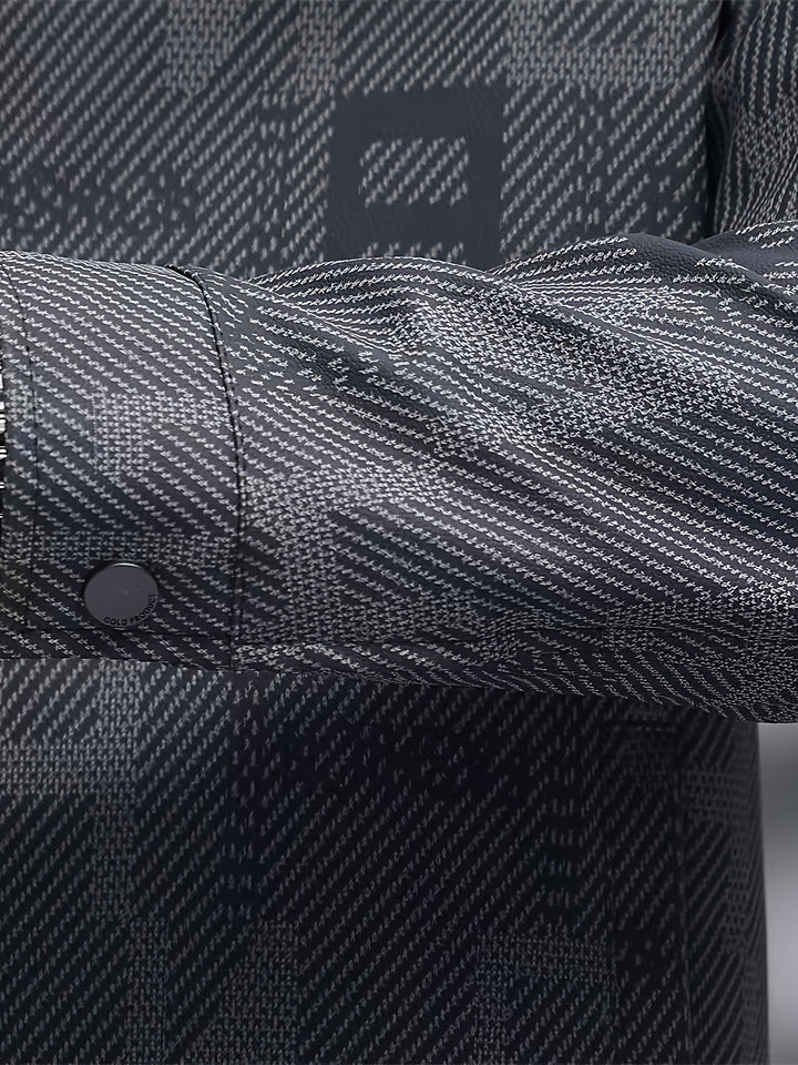 Preston | Refined Patterned Trucker Jacket