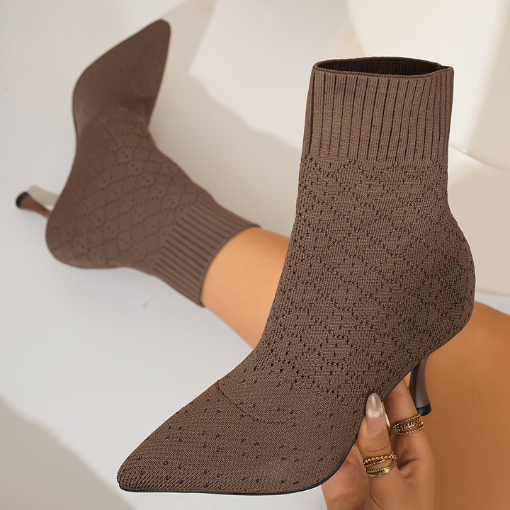 Evangeline | Sleek Pointed Ankle Boots