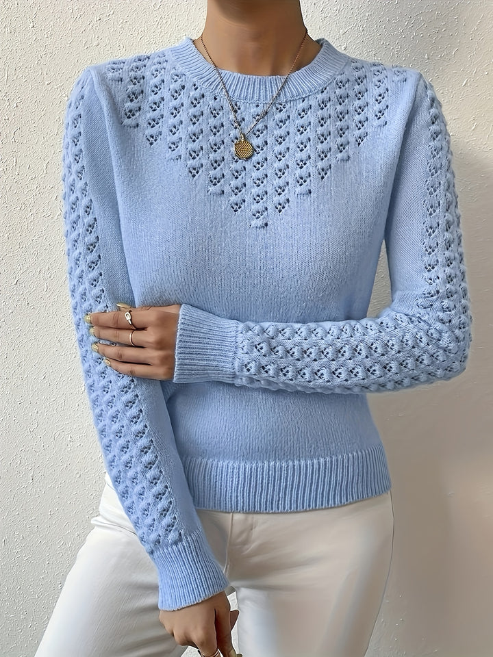 Rosemary | Delicate Pointelle-Knit Jumper
