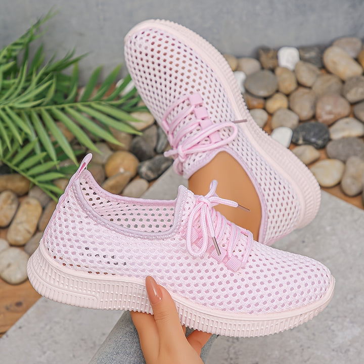 Freya | Breathable Woven Slip-On Sneakers