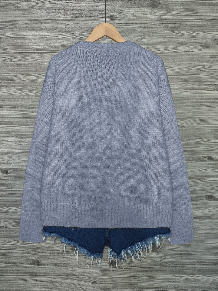 Winifred | Cosy Cat-Print Jumper