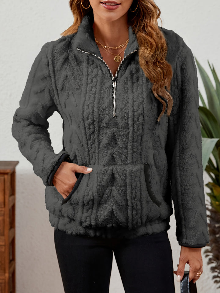 Juniper | Textured Half-Zip Pullover