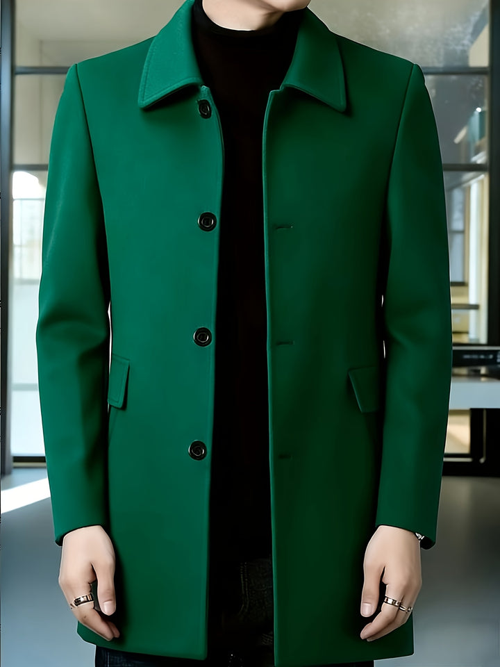 Harlan | Refined Single-Breasted Overcoat