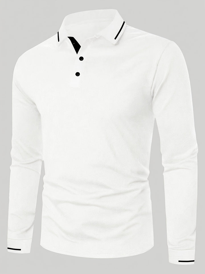Russell | Refined Long-Sleeve Polo Shirt