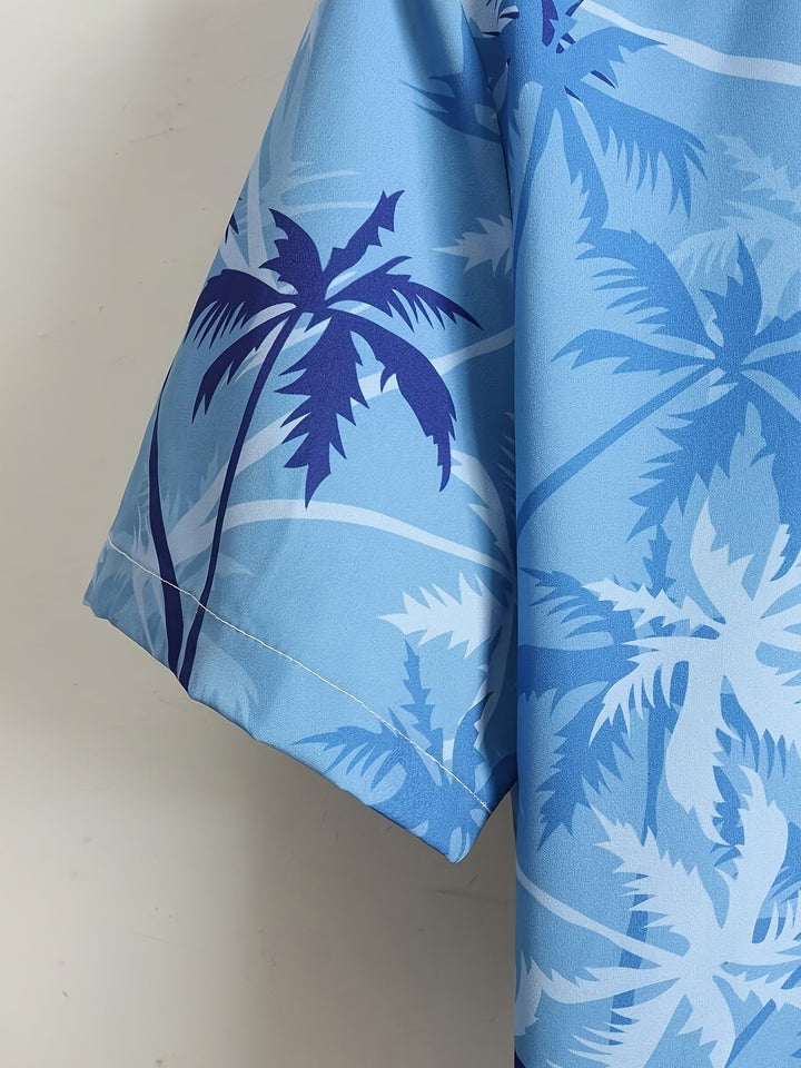 Ellis | Tropical Print Short-Sleeve Shirt