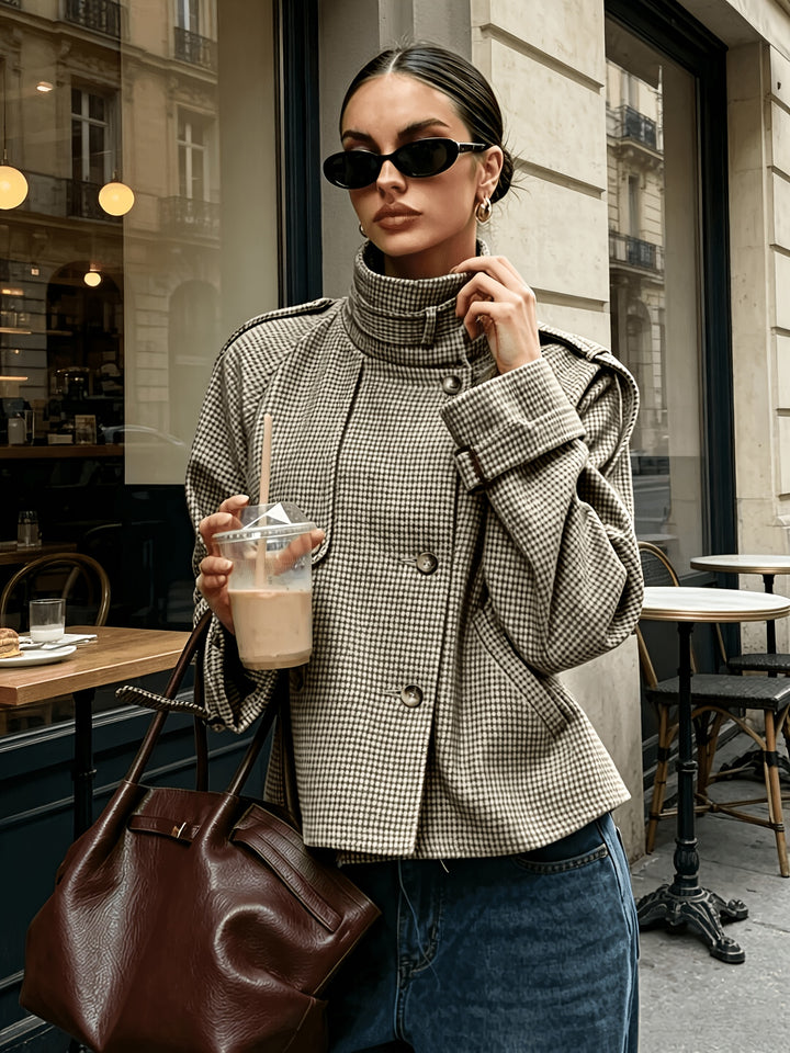 Iris | Structured Stand-Collar Jacket