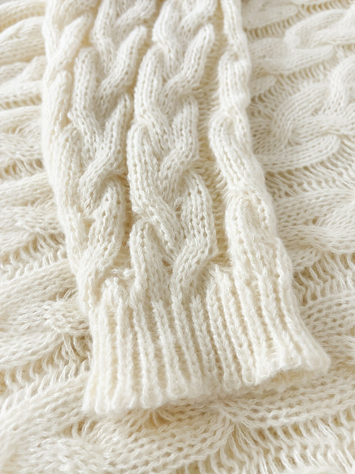 Coralee | Relaxed Cable-Knit Sweater