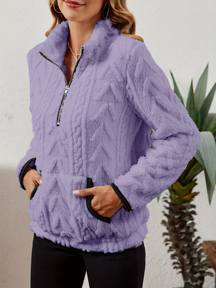 Juniper | Textured Half-Zip Pullover