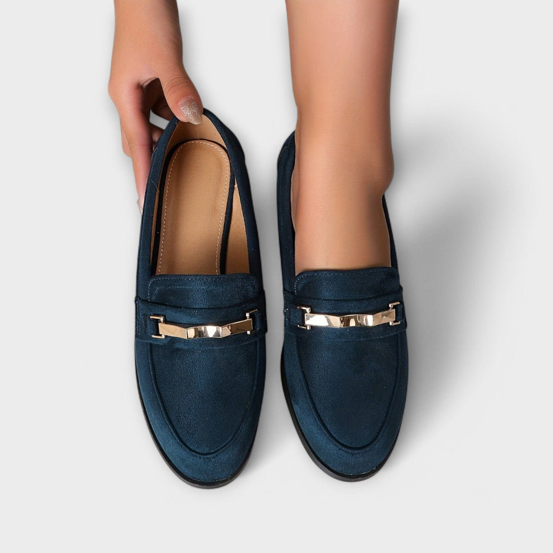 Clementine | Chain-Trim Loafers