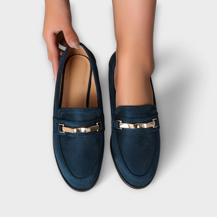 Clementine | Chain-Trim Loafers