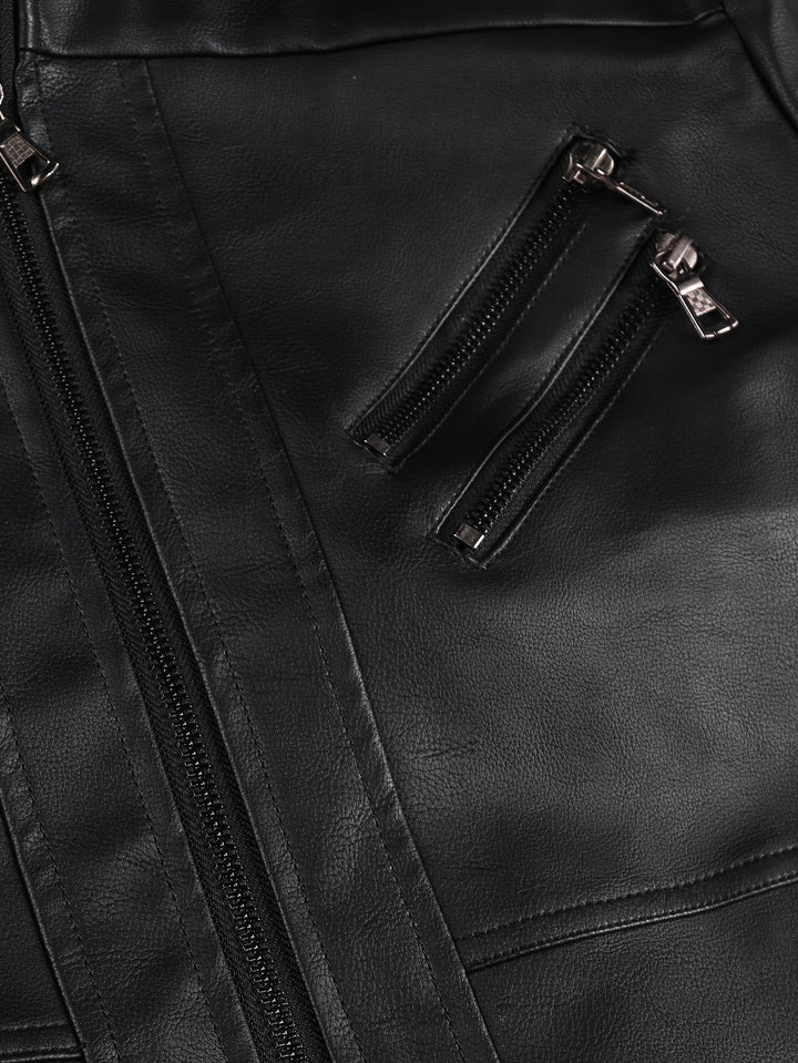 Callum | Hooded Rugged Biker Jacket