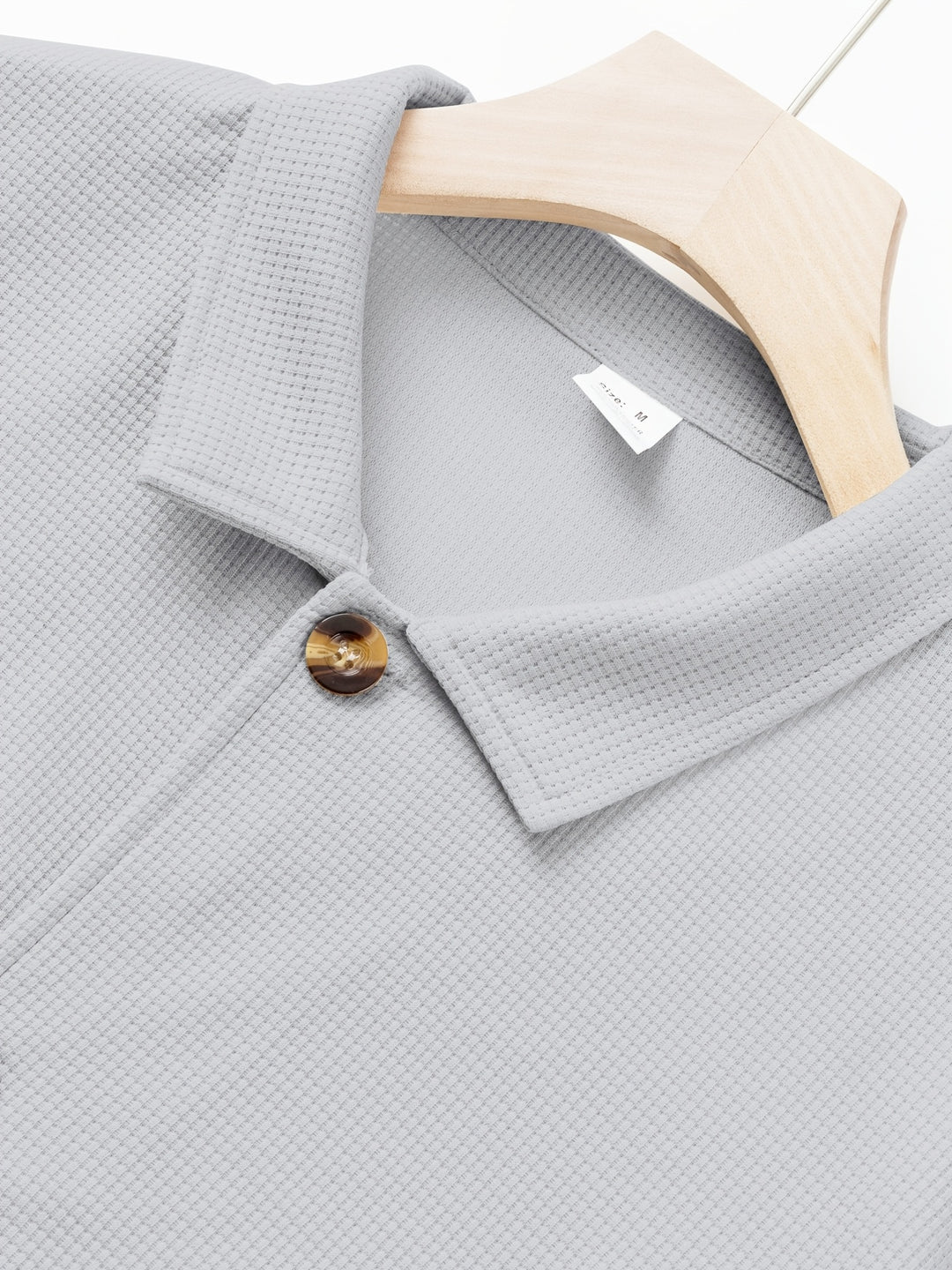 Gerald | Textured Button-Front Jacket