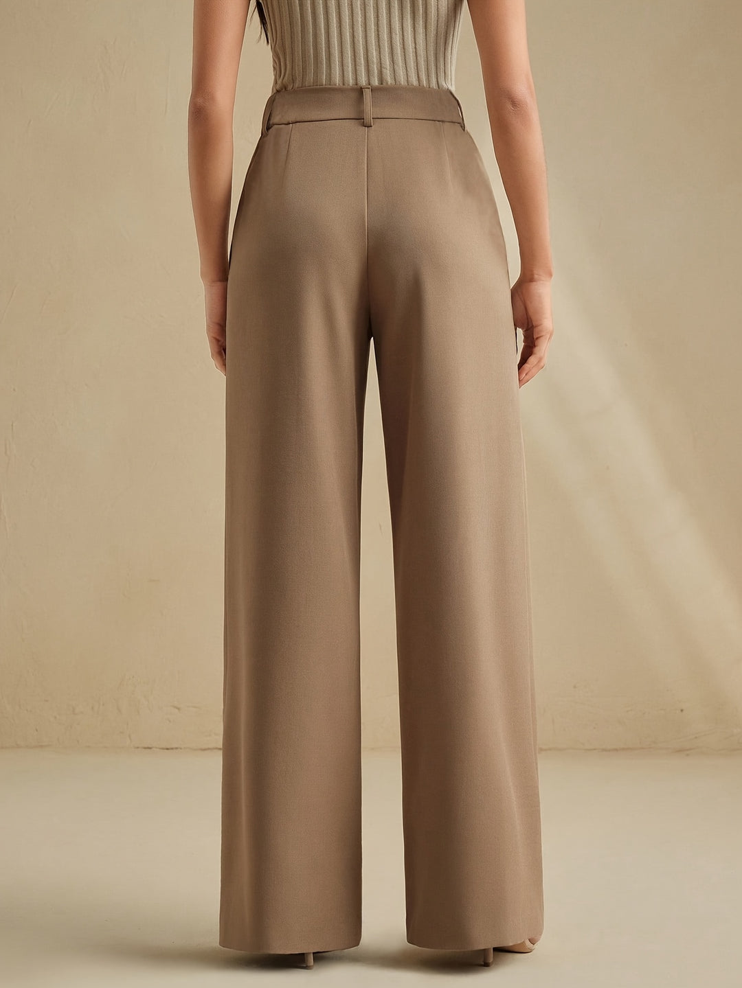 Georgia | Pleated Wide-Leg Trousers