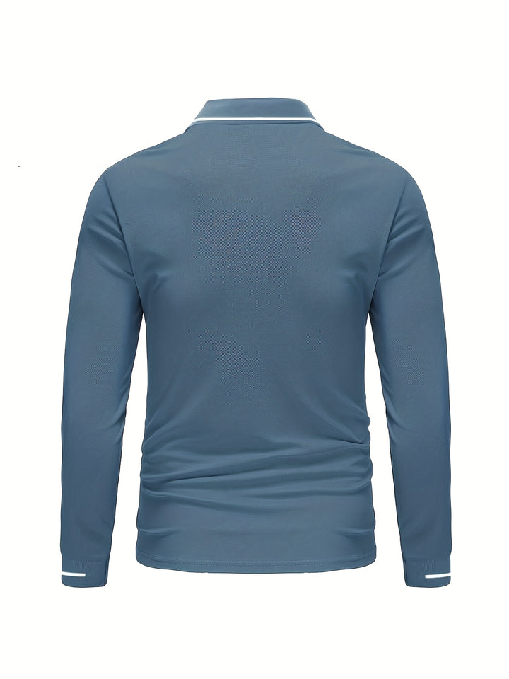 Russell | Refined Long-Sleeve Polo Shirt
