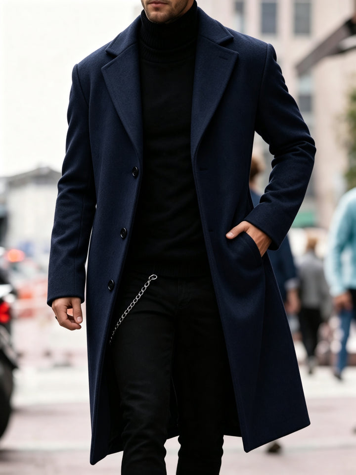 Theodore | Refined Longline Overcoat