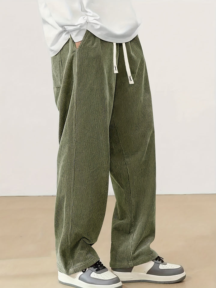 Wallace | Relaxed Straight-Leg Trousers