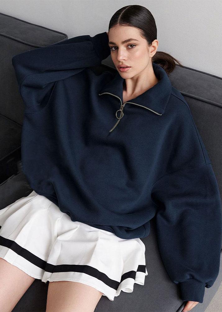 Sylvie | Relaxed Half-Zip Pullover