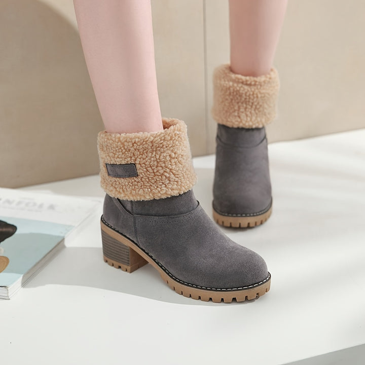 Rita | Cosy Cuffed Ankle Boots