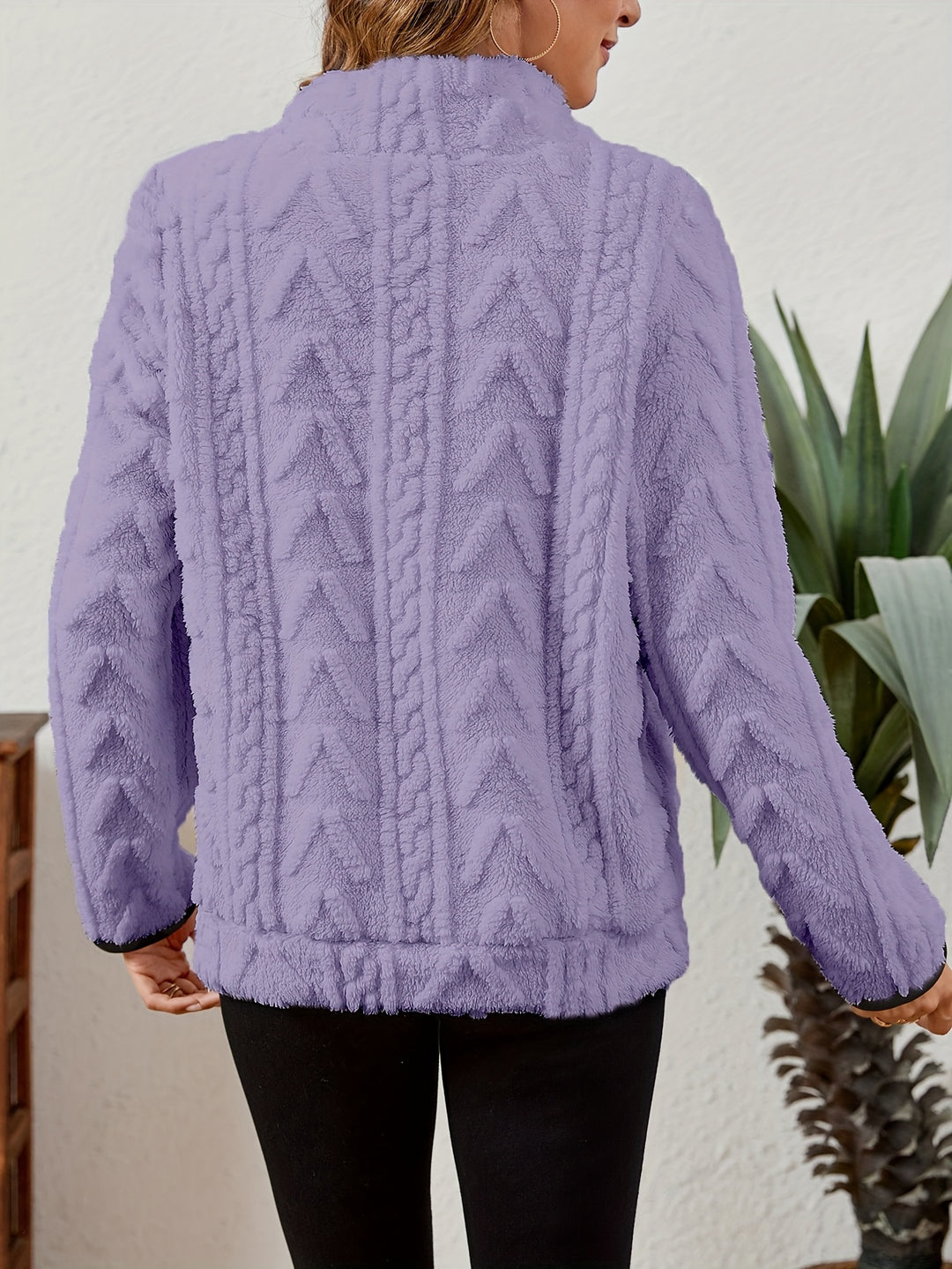 Juniper | Textured Half-Zip Pullover