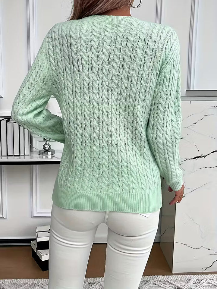 Ivy | Cosy Cable-Knit Sweater