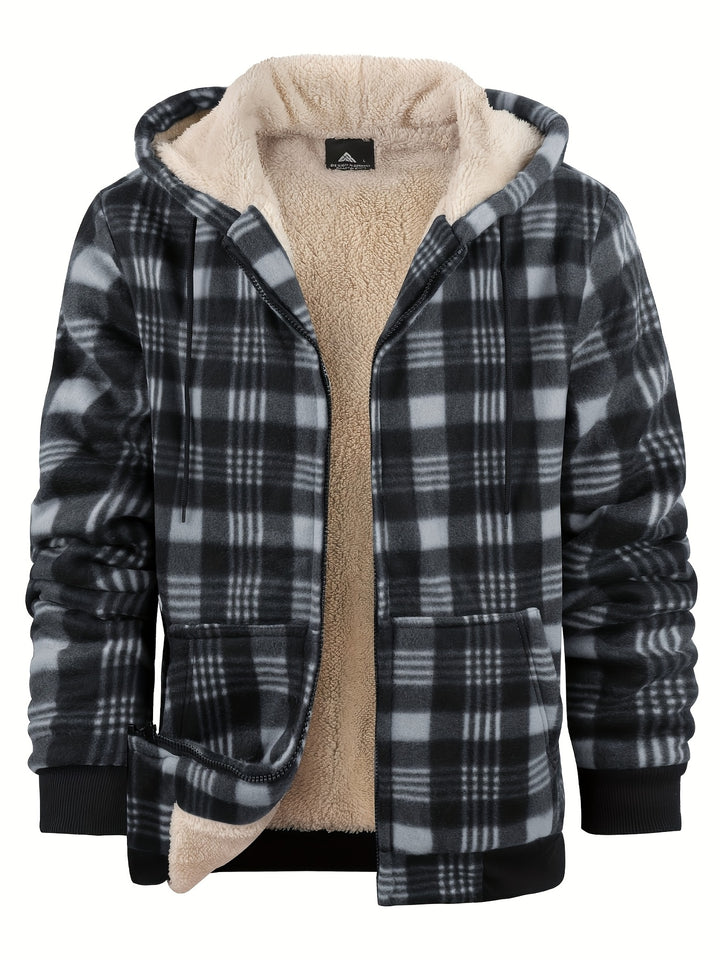 Graham | Hooded Plaid Shirt Jacket