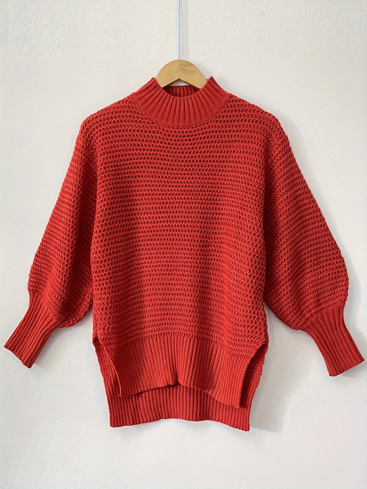 Seraphina | Textured High-Neck Sweater