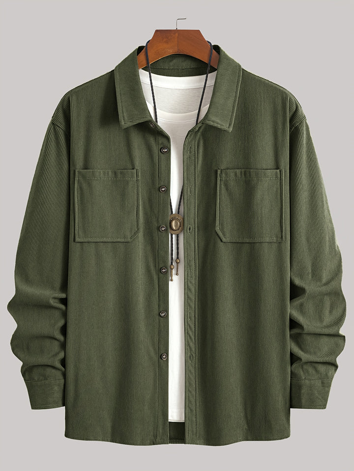 Dalton | Textured Ribbed Overshirt